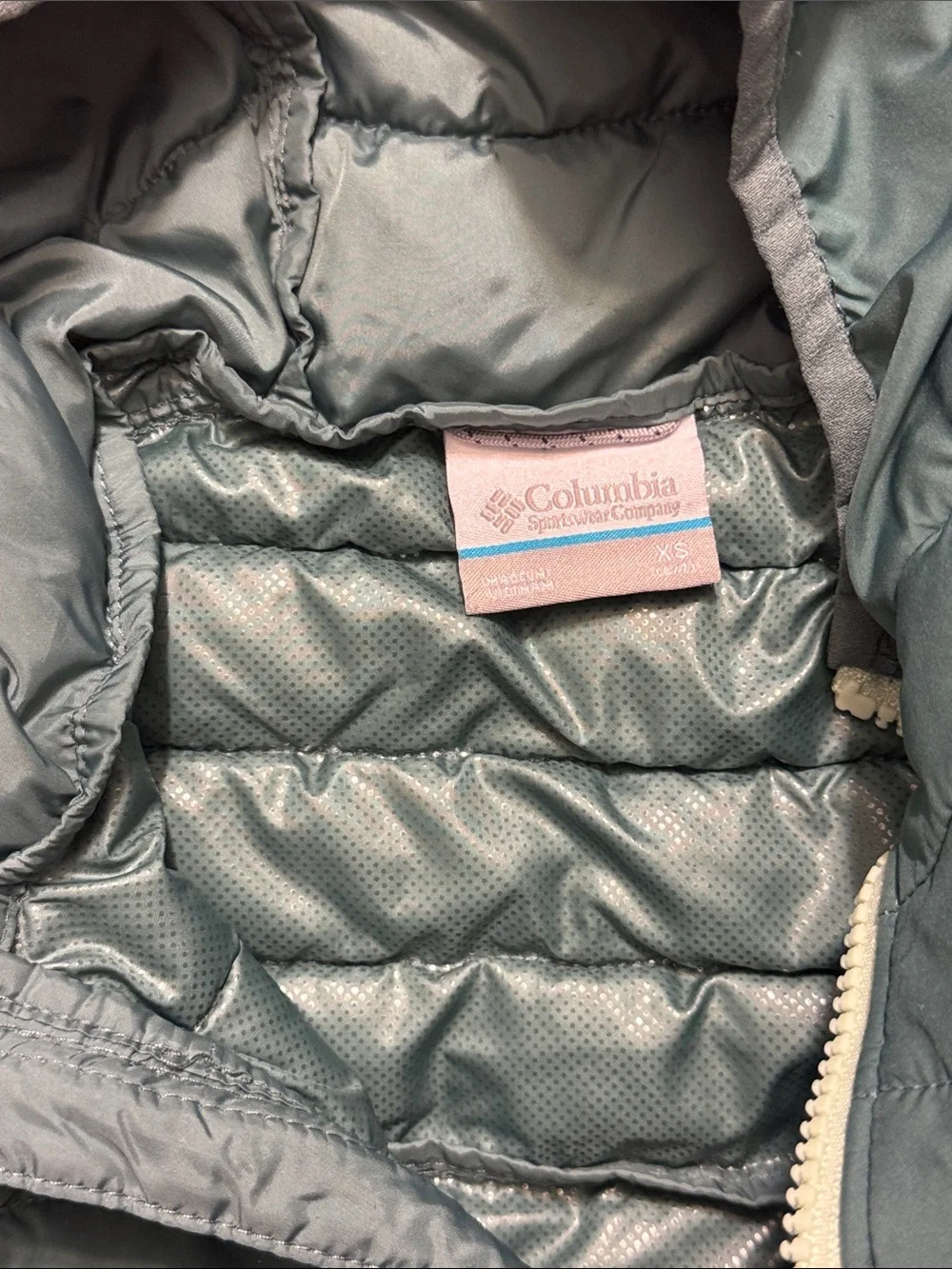 Columbia Teal Hooded Quilted Jacket - Picture 5 of 5